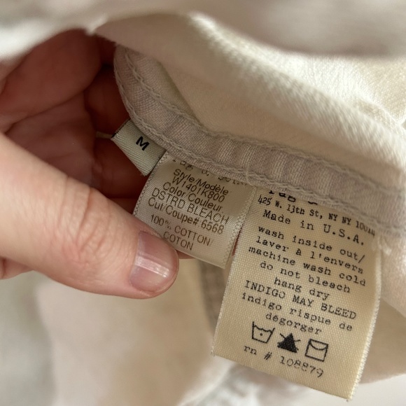 Rag & Bone Distressed Denim Jacket Size M - Picture 4 of 4